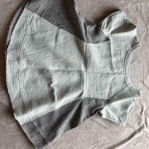 We The Free Grey and White Top